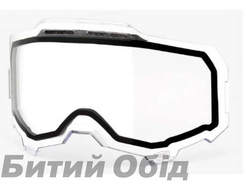Лінза 100% ARMEGA/ARmatic Dual Vented Lens [Clear], Dual Clear Lens